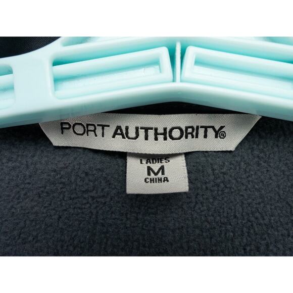 Del Monte Jacket Womens Medium Gray Full Zip Softshell Port Authority Workwear - Picture 2 of 12